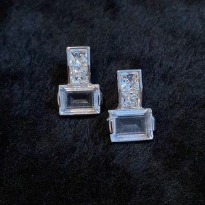 Swarovski clip earrings